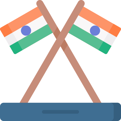 bandera india icono gratis