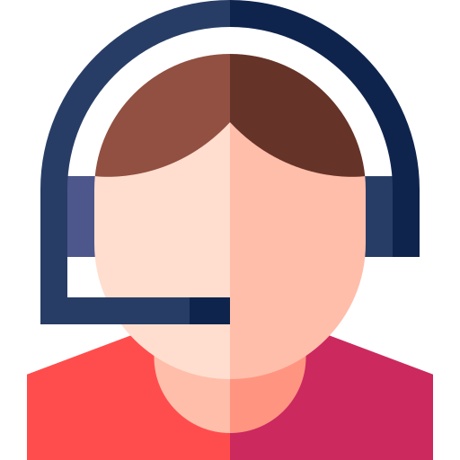 vendedor telefónico icono gratis