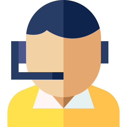 vendedor telefónico icono gratis