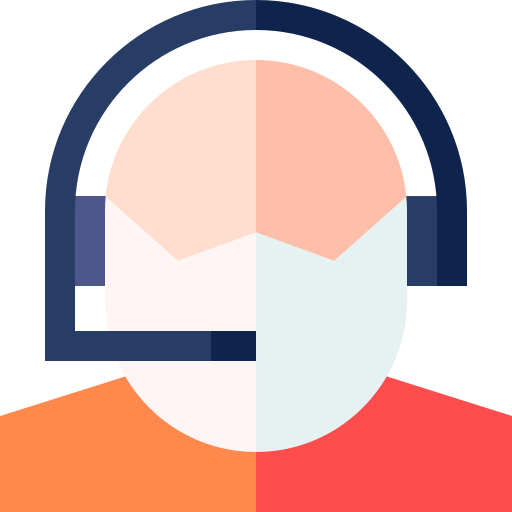 vendedor telefónico icono gratis