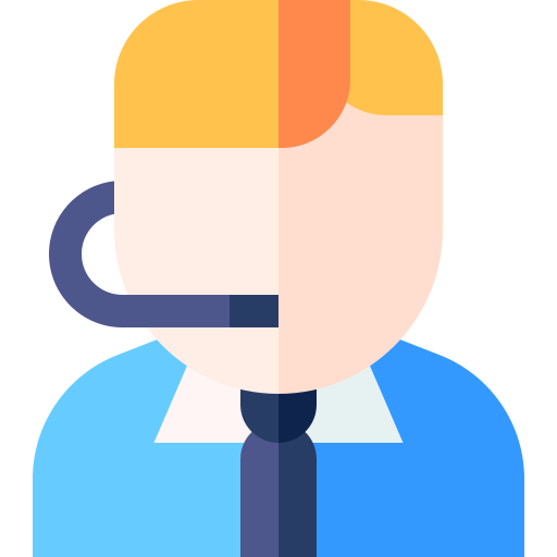 vendedor telefónico icono gratis