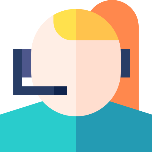 vendedor telefónico icono gratis