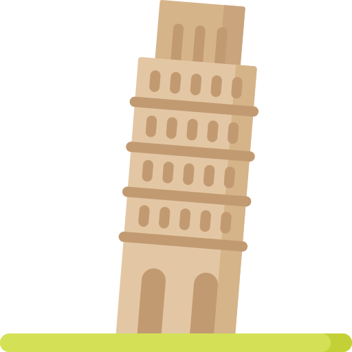 Leaning tower of pisa free icon Leaning tower of pisa free icon