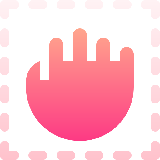 Hand Basic Gradient Gradient icon