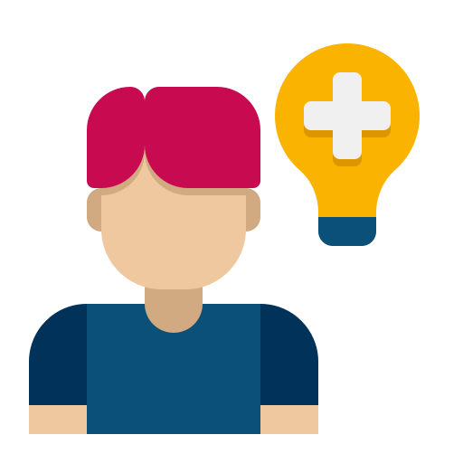 Positive thinking free icon