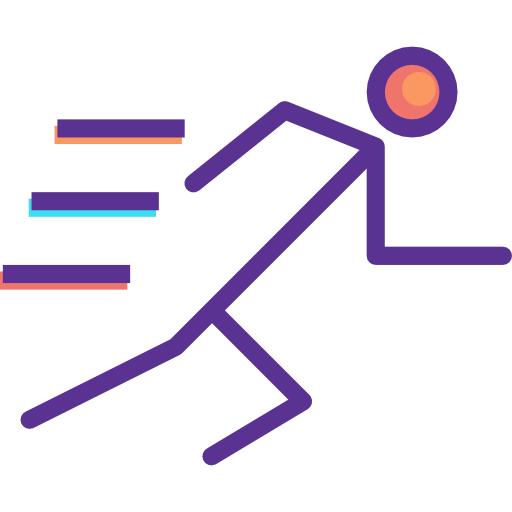 Running free icon Running free icon
