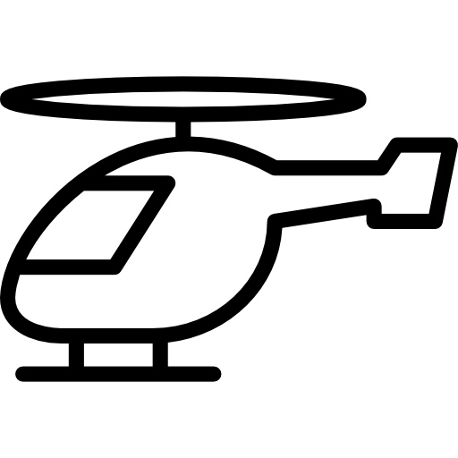 helicóptero icono gratis