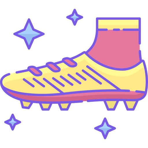 zapatos de fútbol icono gratis