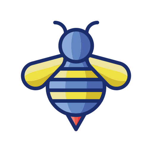 abeja icono gratis