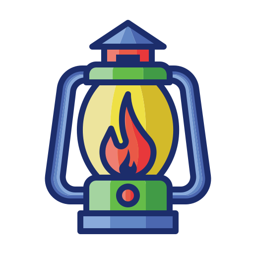 Lantern Flaticons Lineal Color icon