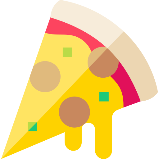 Pizza Basic Straight Flat icon