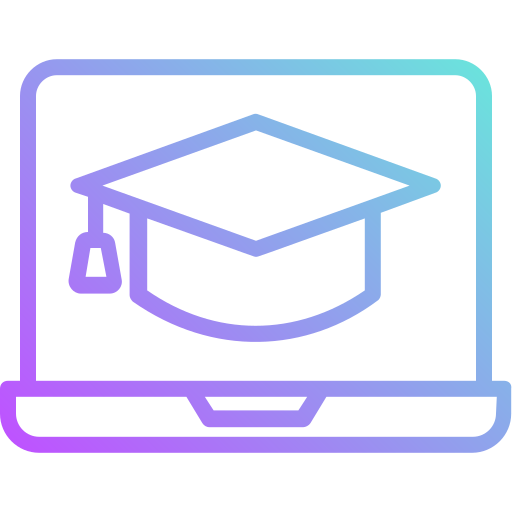 educación en línea icono gratis
