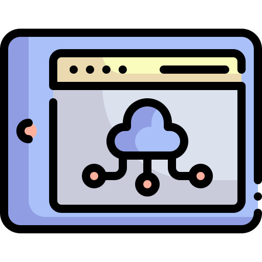 computación en la nube icono gratis
