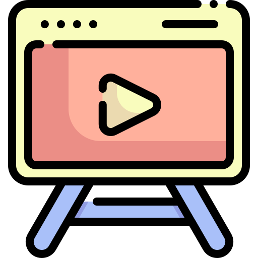 reproductor de video icono gratis