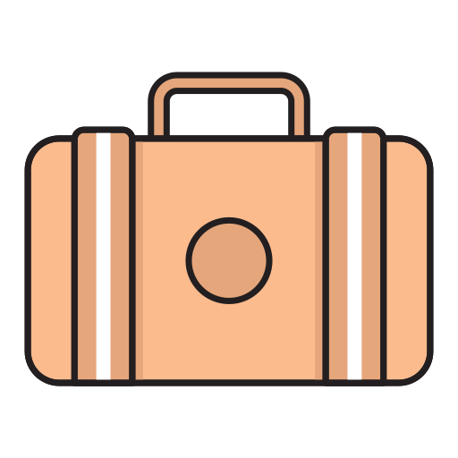 Bag Vector Stall Lineal Color icon