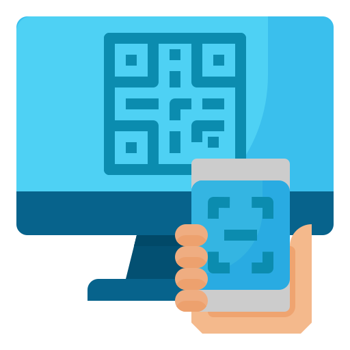 escaneo de código qr icono gratis