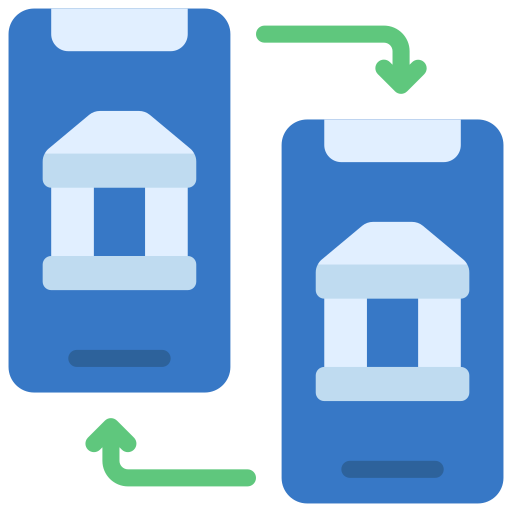 Mobile banking free icon