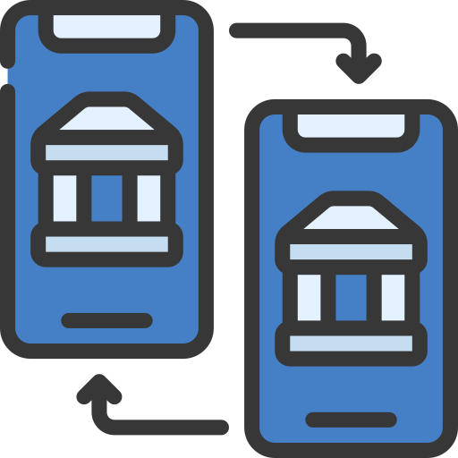 모바일 뱅킹 무료 아이콘