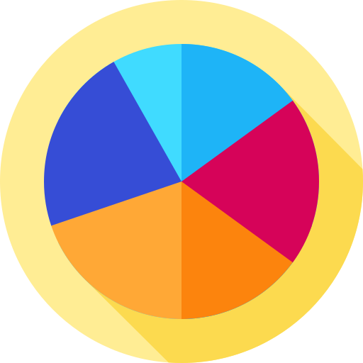 gráfico circular icono gratis