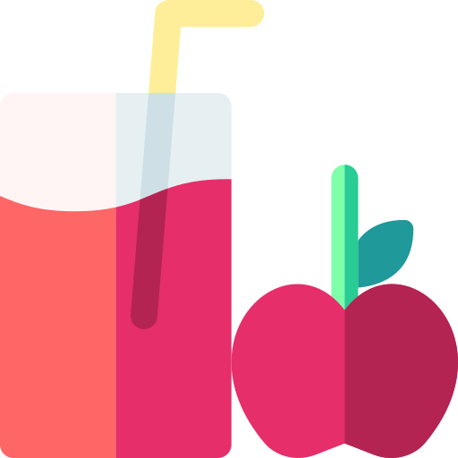 jugo de manzana icono gratis