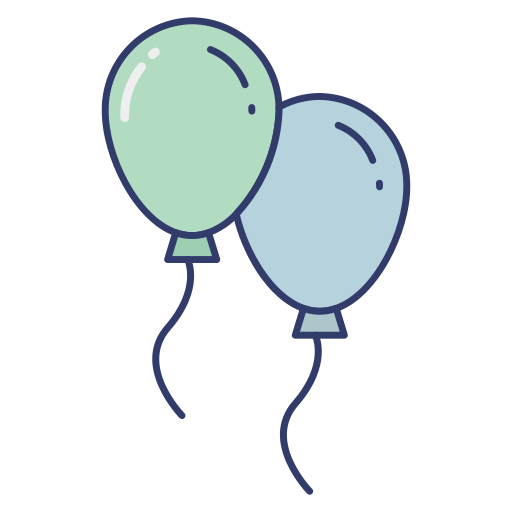 Balloons Dinosoft Lineal Color Icon 9155