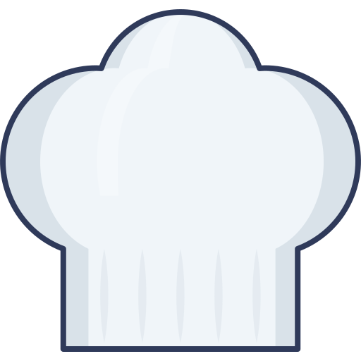 Chef hat Dinosoft Lineal Color icon