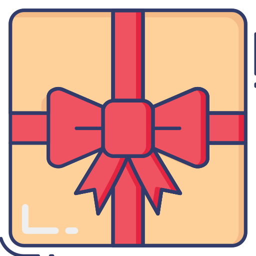 caja de regalo icono gratis