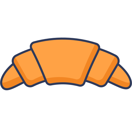 croissant grátis ícone croissant grátis ícone