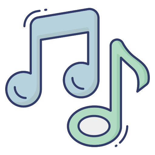 music notes icon gif