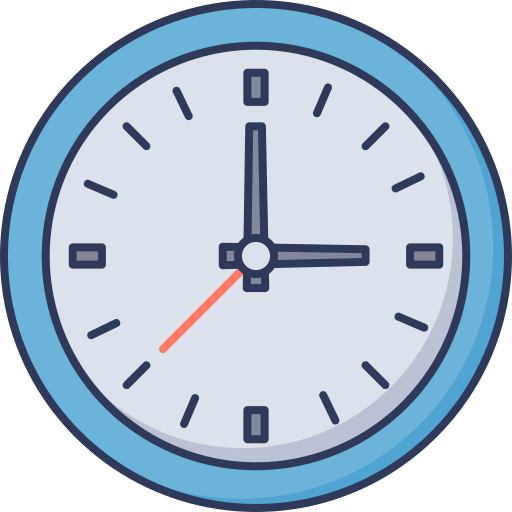 horloge murale Icône gratuit