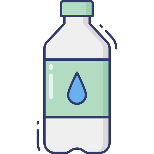 Water bottle free icon