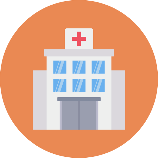 Hospital Dinosoft Circular icon