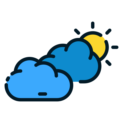 Cloudy Good Ware Lineal Color icon