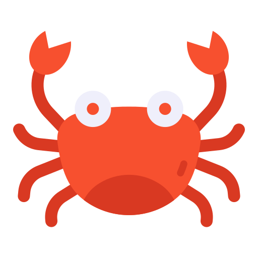 Crab Good Ware Flat icon