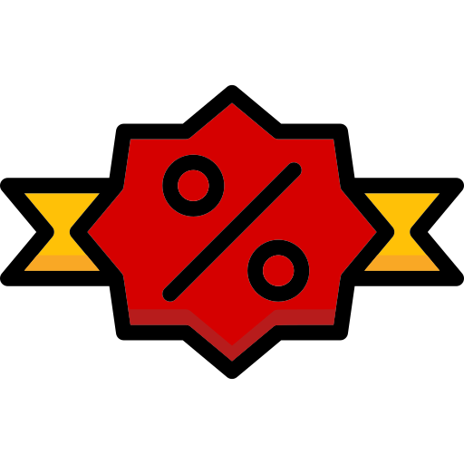 Descuento icono gratis