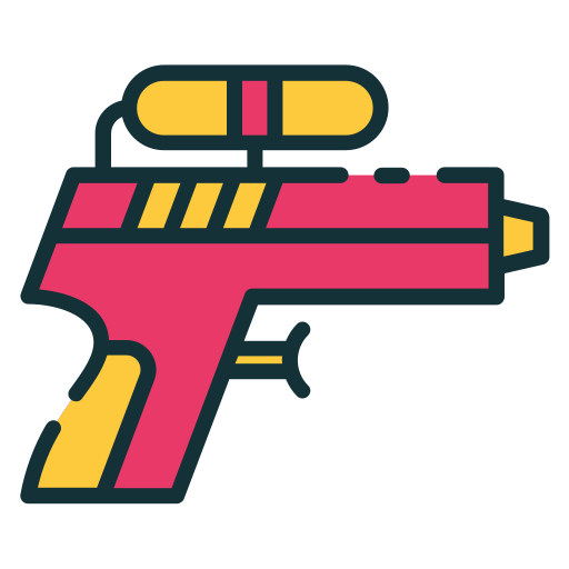 pistola de agua icono gratis