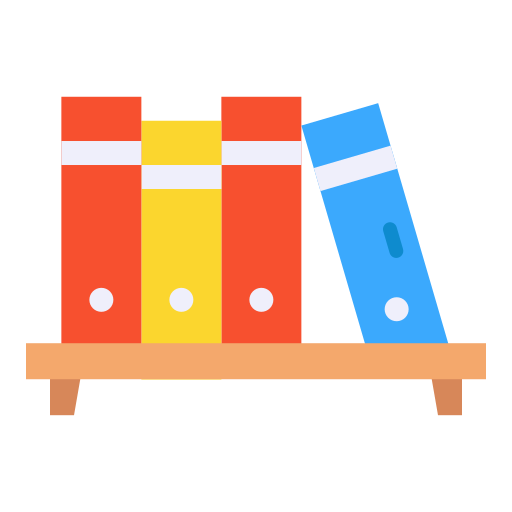 Bookshelf - Free education icons