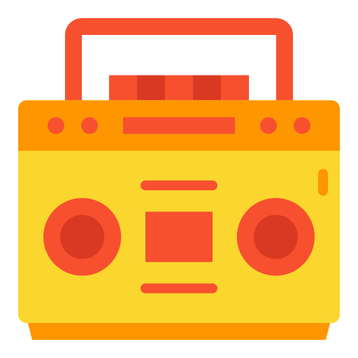 reproductor de casetes icono gratis