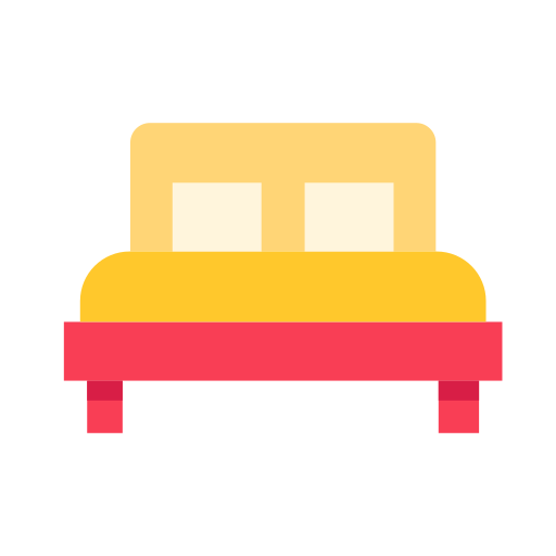 cama matrimonial icono gratis