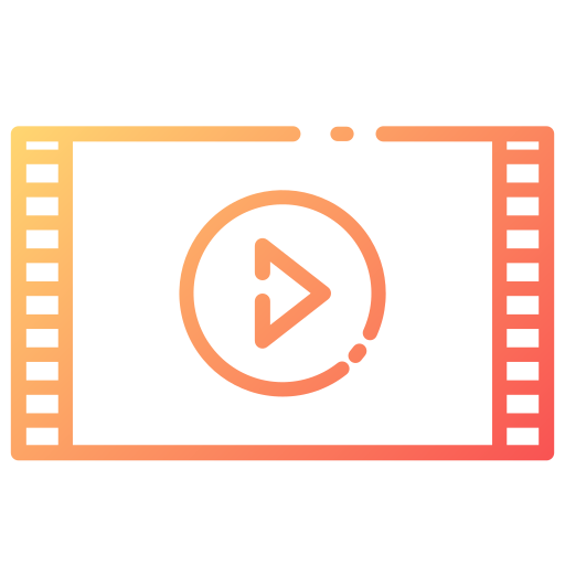 reproductor de video icono gratis