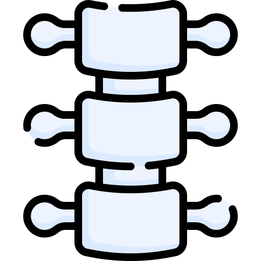 columna vertebral icono gratis