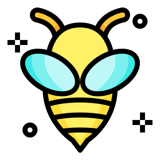 abeja icono gratis