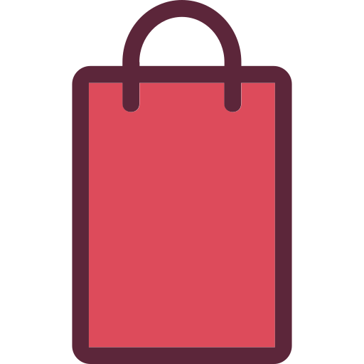 Shopping bag Generic Outline Color icon