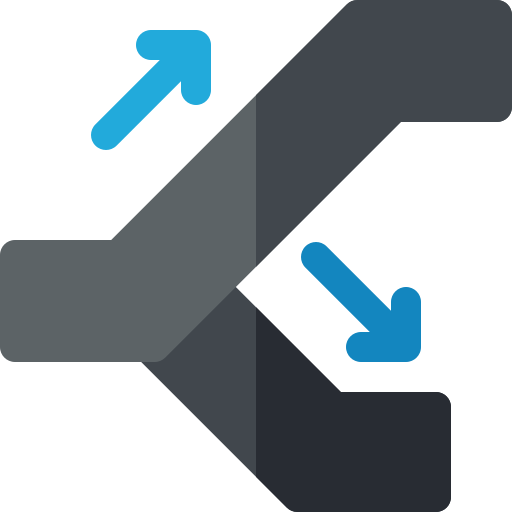 escaliers Icône gratuit