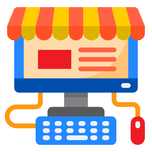 Shopping online free icon Shopping online free icon
