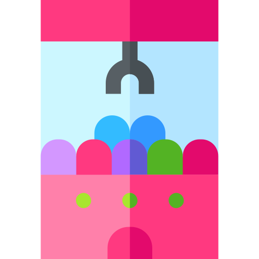 Claw machine Basic Straight Flat icon