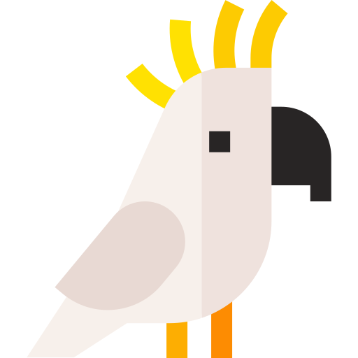 Cockatoo Basic Straight Flat icon