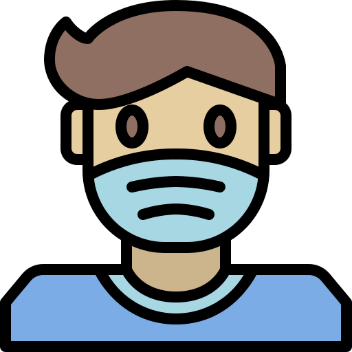 Face mask Generic Outline Color icon