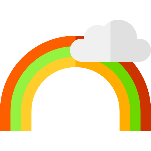 arco iris icono gratis