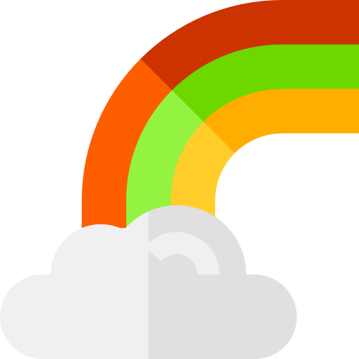 arco iris icono gratis